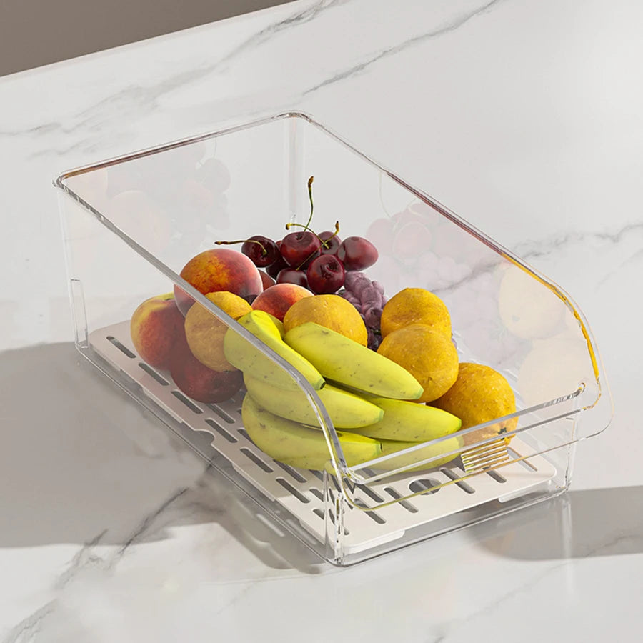 The Fridge Reset Kit™ — Stackable Clear Organizer Bins (3-Pack)