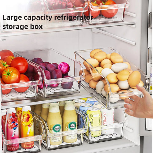 The Fridge Reset Kit™ — Stackable Clear Organizer Bins (3-Pack)