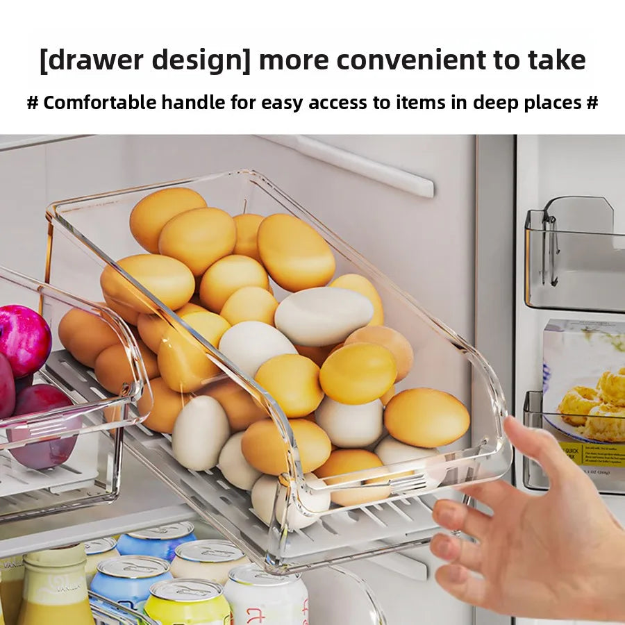 The Fridge Reset Kit™ — Stackable Clear Organizer Bins (3-Pack)