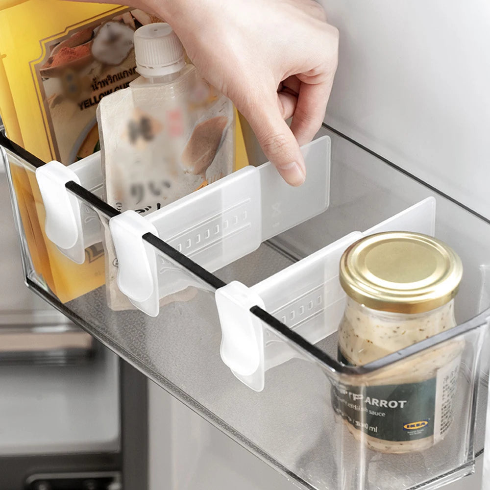 Adjustable Fridge Shelf Dividers (Set)
